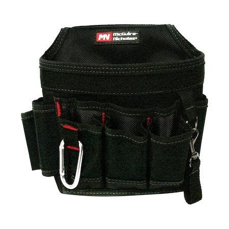 Mcguire Nicholas McGuire-Nicholas 8 in. W X 8 in. H Polyester Tool Pouch 7 pocket Black 1 pc 23021-Q